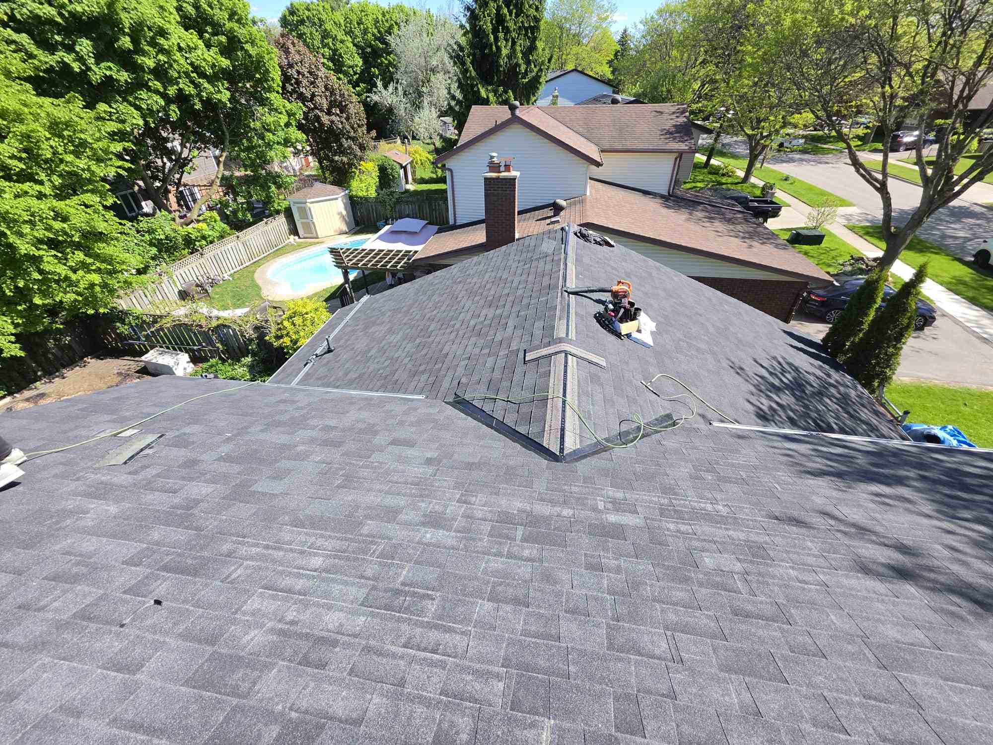 JamrockRoofing completed shingle roof replacement in Ontario